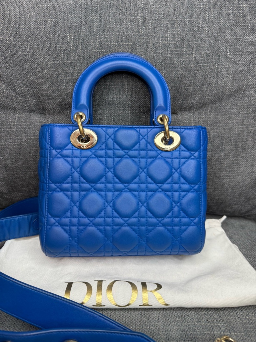 DIOR my Lady Dior cannage lambskin mini - Picture 3 of 16